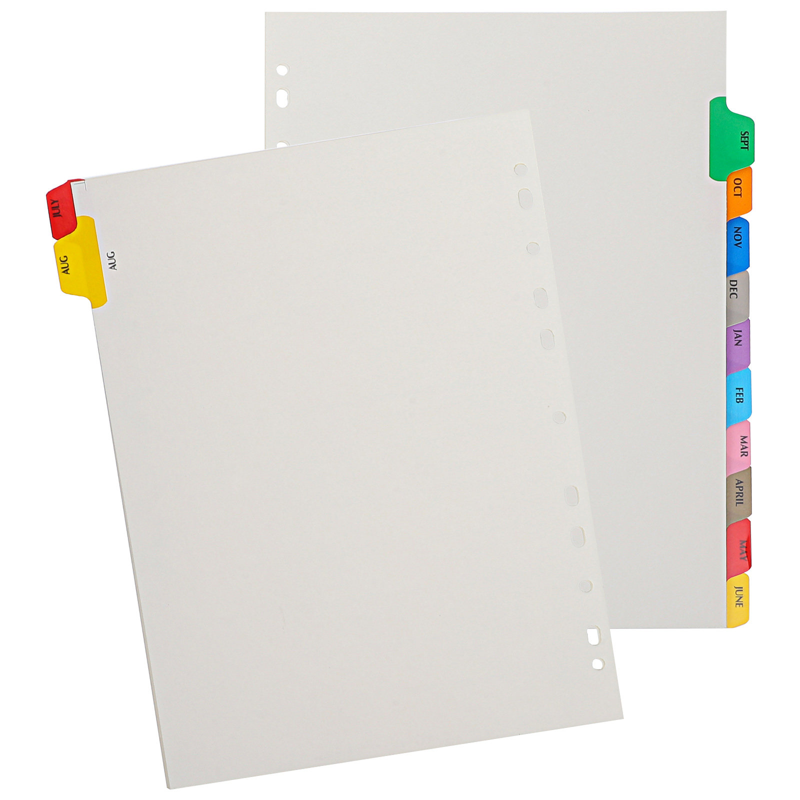12Sheets Index Binder Dividers - đánh giá và giá Tab Divider A4