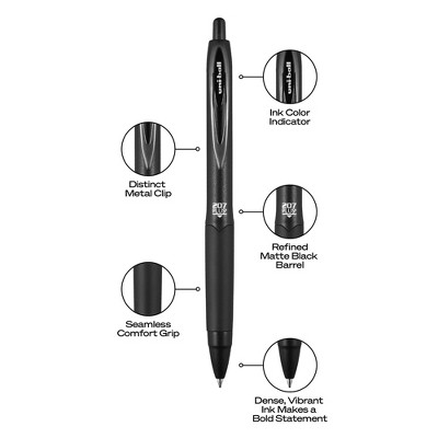Gel Pens, Pack of 3, Black Ink - đánh giá và giá Gel Refill Pack