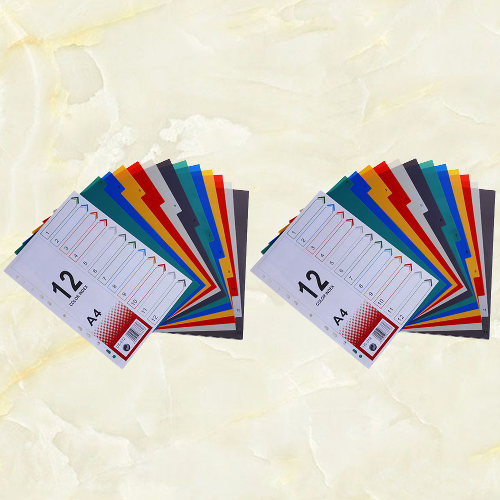 2Pcs Index Paper Refills Divid - đánh giá và giá Tab Divider A4