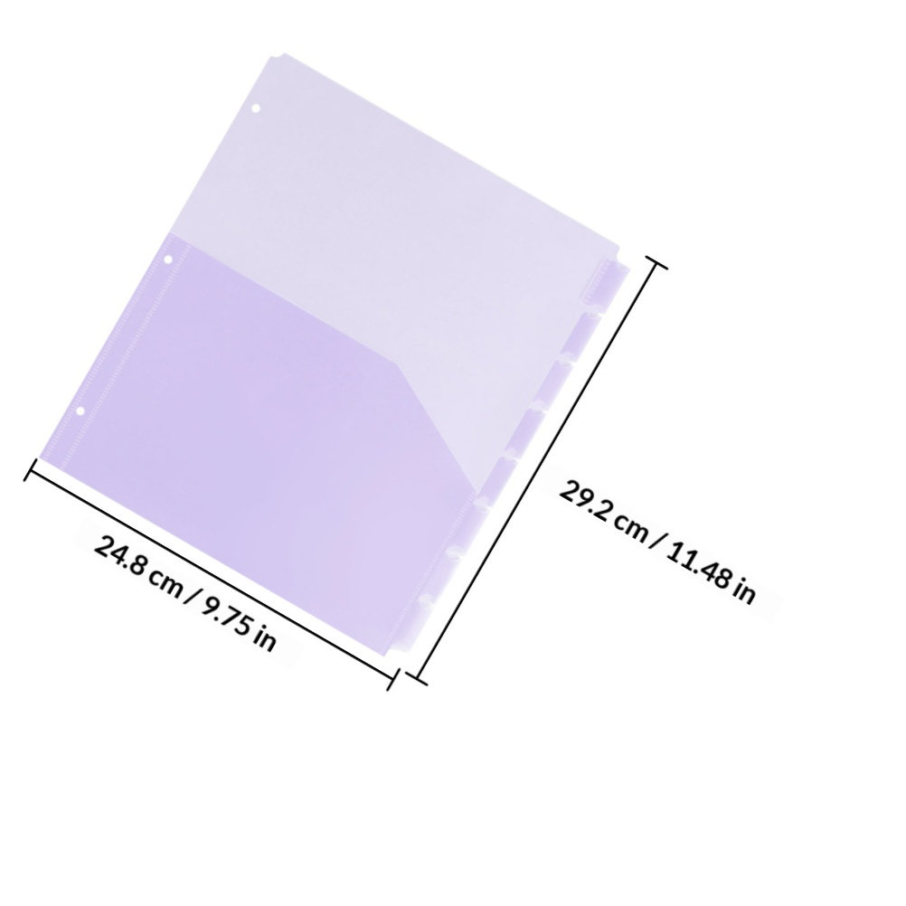 2Sets A4 Plastic Binder Divide - đánh giá và giá Tab Divider A4