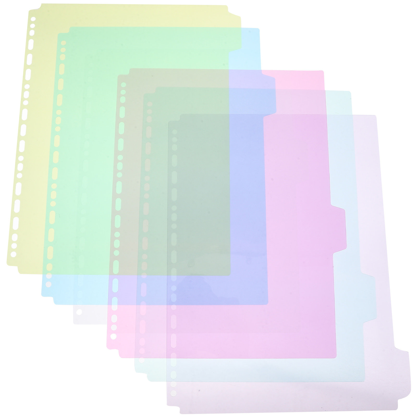 6Pcs Plastic Tabbed Binder Div - đánh giá và giá Tab Divider A4