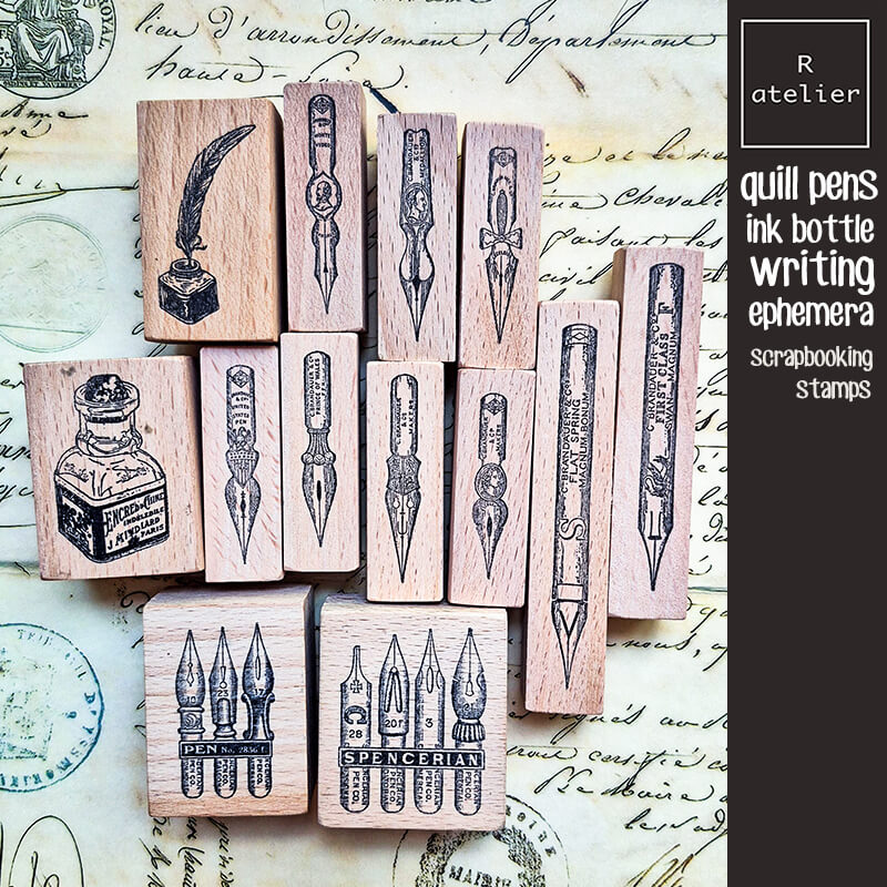 Scrapbooking Stamp Fountain Pe - đánh giá và giá Fountain Pen Bottled Ink